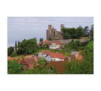 Panneau en métal en étain，Château Hanstein/Bornhagen/arrondissement d’Eichsfeld，Tin Sign Vintage Decor Cave Café Bar Chambre Maison Décoration murale nostalgique en étain(15x30cm）6x12 inch-Z62