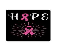 Panneau en métal « Hope Breast Cancer Awareness » - 25,4 x 35,6 cm - Décoration d'intérieur pour homme - Décoration d'intérieur pour homme - Cadeau de rétablissement pour femme - Décoration murale