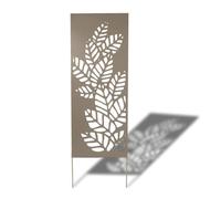 Panneau en métal - NORTENE - Deco Panel - Marron - 0,60 x 1,50 m - Pose murale ou sur sol meuble