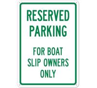 Panneau En Métal Parking Réservé Aux Propriétaires De Places De Bateau N° 13783 Panneau Métallique Cadeau D'Anniversaire Plaque Metal Pour Salle Bain Toilettes Homme Caves M