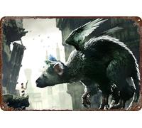 Panneau en métal The Last Guardian - Décoration murale pour salon, café - 30,5 x 20,3 cm