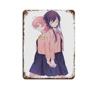 Panneau en métal vintage avec inscription « I Will Become Yours Bloom Into You 8 » - Décoration murale rétro - 30 x 40 cm