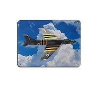 Panneau en métal vintage Hawker Hunter sur toile Hakwer pour pub, club, café, bar, maison, décoration murale, poster rétro 30 x 40 cm