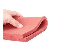 panneau en mousse éponge ultra-douce, Plaque en mousse de silicone 10 mm, for machine à gaufrer, feuille caoutchouc ignifugée, éponge(500x500mm)