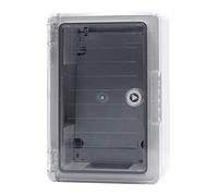 Panneau en plastique porte grise 200x300x130 mm IP65 porte transparente