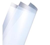 Panneau en plastique PP translucide givré, feuille décorative en plastique for publicité et bricolage, 8 pièces(210x297x0.4mm)