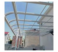 Panneau en Polycarbonate d'une Épaisseur de 1 Mm Plaque Polycarbonate Résistante aux Chocs Plaque Toiture Abris pour Serres, Jardin, Abris Voiture, Robuste Durable(1x3m/3.28x9.84ft)