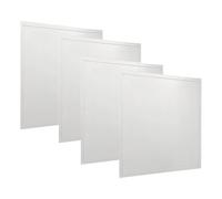 Panneau encastrable LED panneau de plafond carré lampe à encastrer luminaire encastrable aluminium blanc, 36W 4320Lm blanc neutre, LxlxH 59,5x59,5x3,3 cm, lot de 4