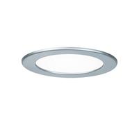 Panneau encastré LED Paulmann 1x12 W 4000 K IP44 chrome mat | Spot encastré pour pièces humides, température de couleur en k 4 000, 850 lm, IP44, montage dans des plafonds suspendus