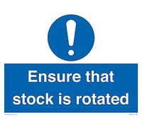 Panneau « ensure that stock is rotated » - 400 x 300 mm - A3L
