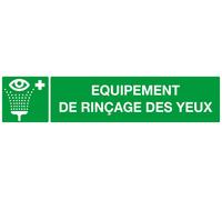 PANNEAU EQUIPEMENT DE RINCAGE DES YEUX 330X75MM TALIAPLAST - 625410
