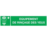 PANNEAU EQUIPEMENT DE RINCAGE DES YEUX 330X75MM TALIAPLAST - 725410