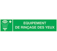 PANNEAU EQUIPEMENT DE RINCAGE DES YEUX LUMINESCENT 330X75MM TALIAPLAST - 635410