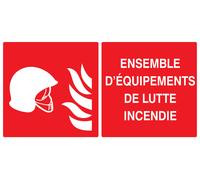 PANNEAU EQUIPEMENTS DE LUTTE CONTRE L'INCENDIE 330X200MM TALIAPLAST - 721112