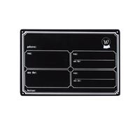 Panneau équitation box en metal Waldhausen Noir 20x30 cm
