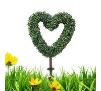 Panneau Extérieur Décor de Jardin en Forme de Cœur pour Saint-Valentin