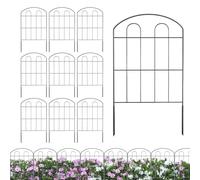 Panneau extérieur résistant fer - Clôture florale modulaire, segment détachable | Séparateur rustique, design stable, bord souple, usage longue durée, esthétique champêtre, pour allée bac parc