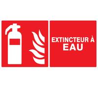 PANNEAU EXTINCTEUR A EAU 330X200MM TALIAPLAST - 721108