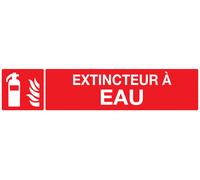 PANNEAU EXTINCTEUR A EAU 330X75MM TALIAPLAST - 725108