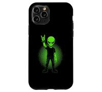 Panneau Extraterrestre Tête De Métal Cornes De Diable Coque pour iPhone 11 Pro
