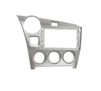 Panneau Façade D'autoradio Autoradio 2 DIN avec Navigation GPS Cadre DVD Et Faisceau De Câbles pour Toyota pour Matrix 2009-2014(Only Frame)