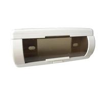 Panneau Façade D'autoradio Kit De Façade D'autoradio 1 DIN pour Bateau avec Portière Automatique Compartiment CD Cadre Étanche pour Alfa pour Romeo 164 GTV-6(Blanc)