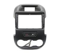 Panneau Façade D'autoradio Kit D'installation Double DIN Accessoires Façade D'autoradio Lecteur DVD Android Cadre pour Tableau Bord pour Ford pour Ranger F250 2011-2015(Only Black Frame)
