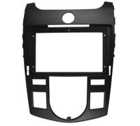 Panneau Façade D'autoradio pour KIA pour Forte Manuelle Façade D'autoradio Climatisation Écran 9 Pouces Tableau De Bord Installation Montage Kit Finition(Black Frame at,Only Frame)