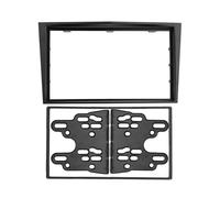 Panneau Façade D'autoradio pour Opel pour Astra pour Antara pour Corsa pour Zafira Cadre D'autoradio Double DIN Kit D'installation Plaque Frontale Panneau Stéréo(Black,178X100 mm)