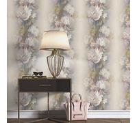 Panneau Floral Aurora Élegant En Vinyle 10513-09 Mur D'Accent Violet