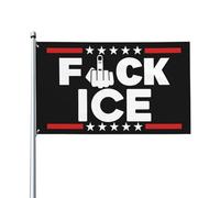 Panneau « Fuck Ice » 2x3, bannière « Ice Out Of LA », tapisserie pour décoration de jardin ou de chambre, sans mât, P14
