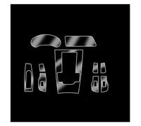 Panneau Garniture Cadre Film Protection Transparent TPU Anti-Rayures pour Mazda 3 pour AXELA 2019-2022 Console Centrale Intérieure Voiture Panneau Boîte Vitesses Navigation Bandes Décoration(A)