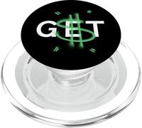 Panneau Get Dollar Street Hustle PopSockets PopGrip pour MagSafe