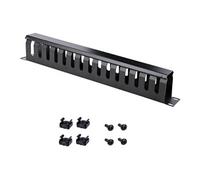 StarTech Panneau de gestion de câbles 1U horizontal CMDUCT1UX avec couvercle pour rack de serveur