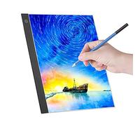 Panneau graphique LED A3 pour tablette numérique avec 3 niveaux de luminosité à intensité variable pour traçage, dessin, copie, visualisation, peinture diamant