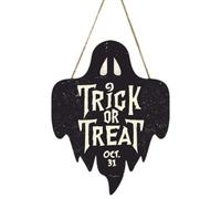 Panneau Halloween Pour Porte Décoration Maison Hantée en Forme de Fantôme