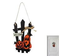 Panneau Halloween Pour Porte Décorations En Bois Fantôme Effrayant Et
