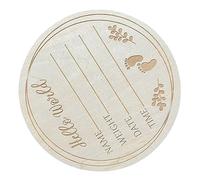 Panneau Hello World pour bébé, en Tilleul, 5,9 Pouces, Accessoire Photo Commémoratif, Signe d'annonce de bébé pour de Pas (L7)