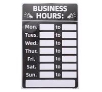 Panneau Horaire Adhésif Réinscriptible Anti-uv Pvc pour Banque Magasin