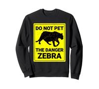 Panneau Humoristique avec Inscription « Do Not Pet The Danger » pour Halloween Sweatshirt