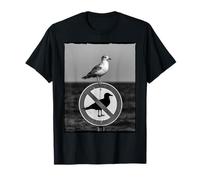 Panneau Humoristique avec Inscription « Seagull Ignore No Seagulls » T-Shirt