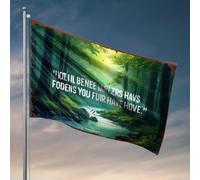 Panneau humoristique de cuisine Magic Forest: A Whispered Tale Of Nature'S Secrets Drapeau Vintage Panneau de salle de bain Panneau de porte de bureau (30 x 45 cm)