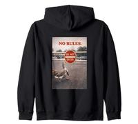 Panneau Humoristique « No Rules Goose » « Do Not Enter » Sweat à Capuche