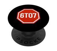 Panneau Humoristique Stop 67 Six Seven 6TO7 PopSockets PopGrip Adhésif