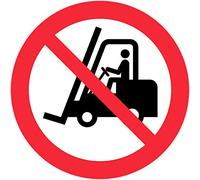 Panneau Interdit aux chariots élévateurs - Rigide Ø300mm - 4061498