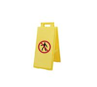Panneau interdit aux piétons 640x285x40mm MW Tools VM300VV