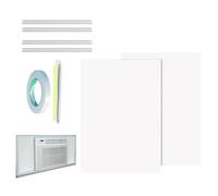 Panneau Isolant en Mousse pour Climatiseur | anti-poussière et anti-courant d'air chaud | Kit de Joint d'Étanchéité pour Fenêtre - Pour Maison Chambre Salon Hiver