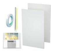 Panneau isolant latéral AC pour fenêtre - Joint de panneau isolant en mousse - Kit de panneau isolant côté AC pour maison, dortoir, hôtel, chambre à coucher, intérieur, extérieur, hiver, froid, été