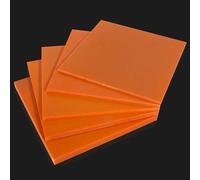 Panneau isolant phénolique bakélite, Plaque en résine phénolique bakélite 1 mm rouge, plusieurs tailles, lot de 5 for isolation électronique DIY(100mm*150mm)