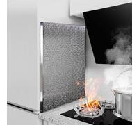 Panneau Isolant Thermique Cuisine - Isolante Anti Feu, Plaque Anti Chaleur Four Frigo, Tapis de Protection Thermique en Aluminium 2 cm, Facile à Installer(Adsorption Type,40 x 60 cm)